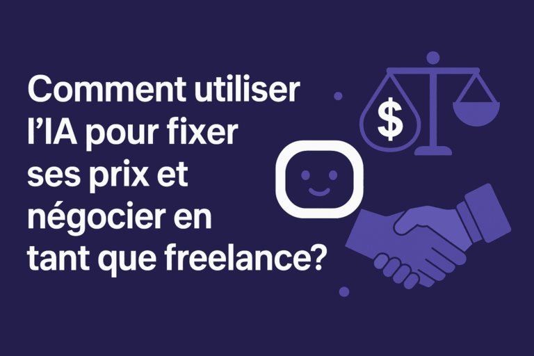 Comment utiliser l’IA pour fixer ses prix et négocier en tant que freelance ?
